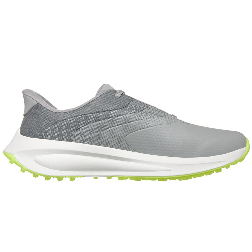 Skechers Flow Slip Ins Spikeless Waterproof Shoes - Grey/Lime - Image 5