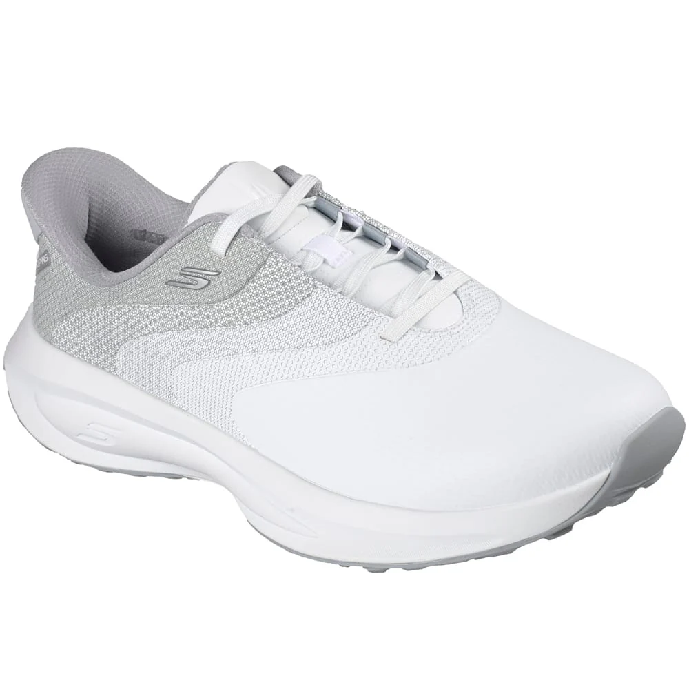 Skechers Flow Slip Ins Spikeless Waterproof Shoes - White - Image 3