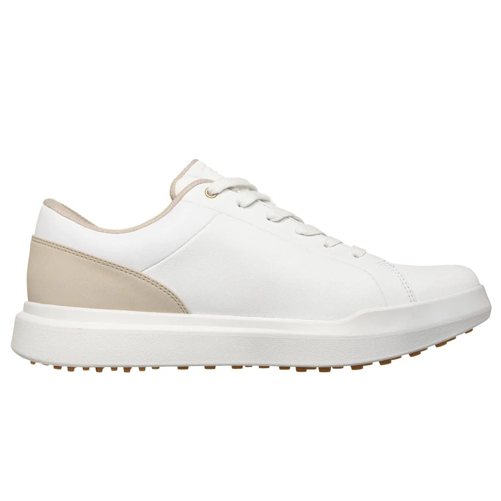 Skechers Go Golf Drive 6 Waterproof Spikeless Shoes - White/Natural - Image 6