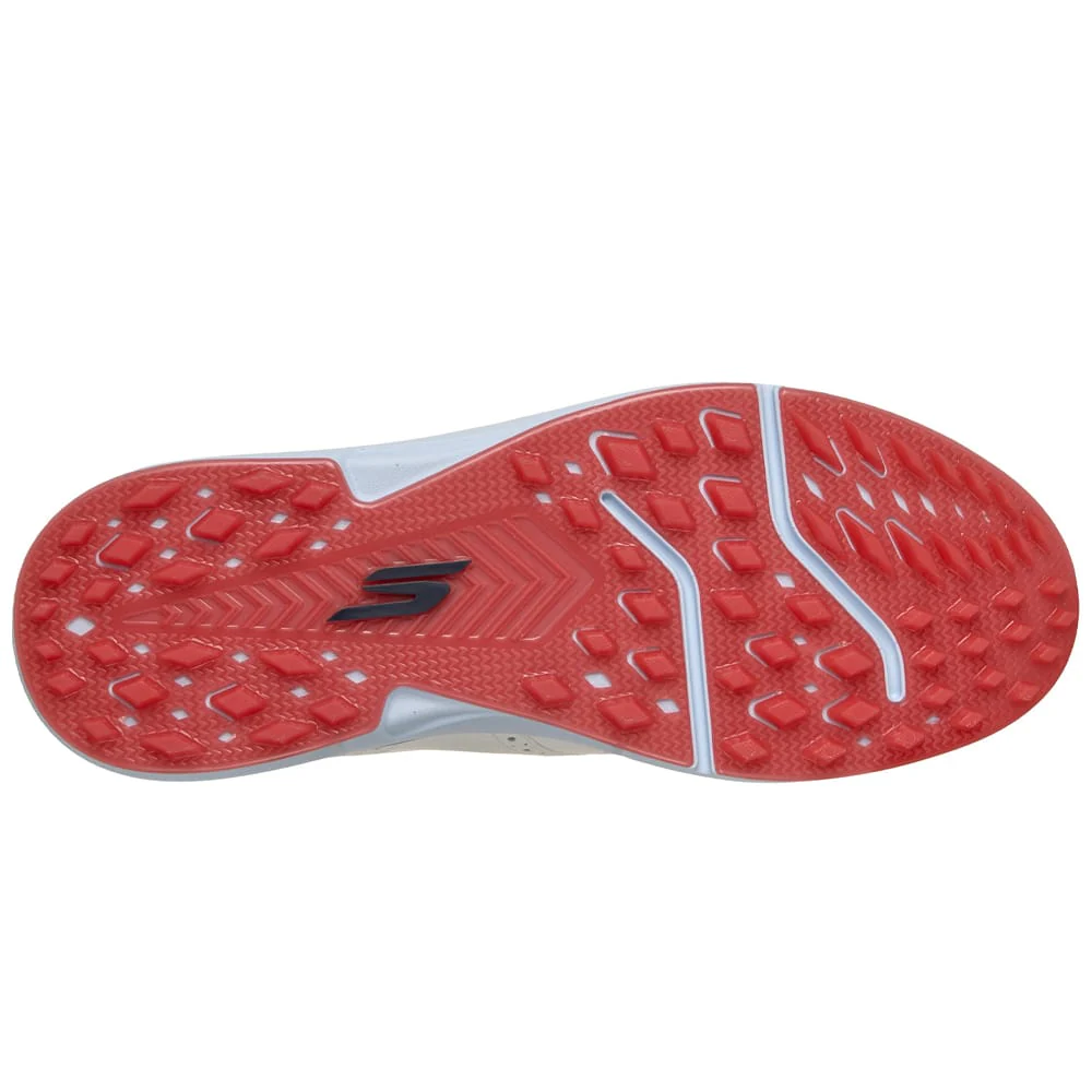Skechers Slip Ins Go Golf Prestige Spikeless Waterproof Shoes - White/Navy/Red - Image 2