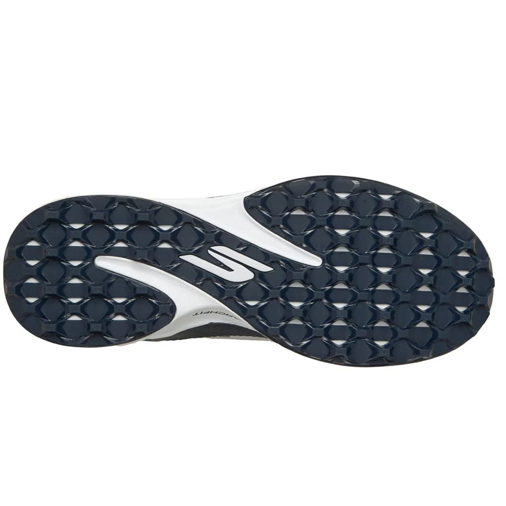 Skechers Pure Slip Ins Waterproof Spikeless Shoes - Grey/Navy - Image 2