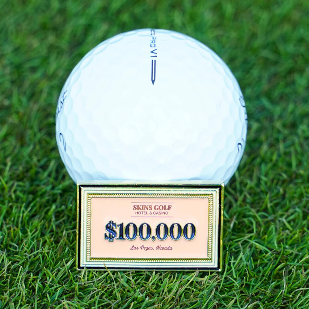 Skins Golf Casino Plaque Ball Marker