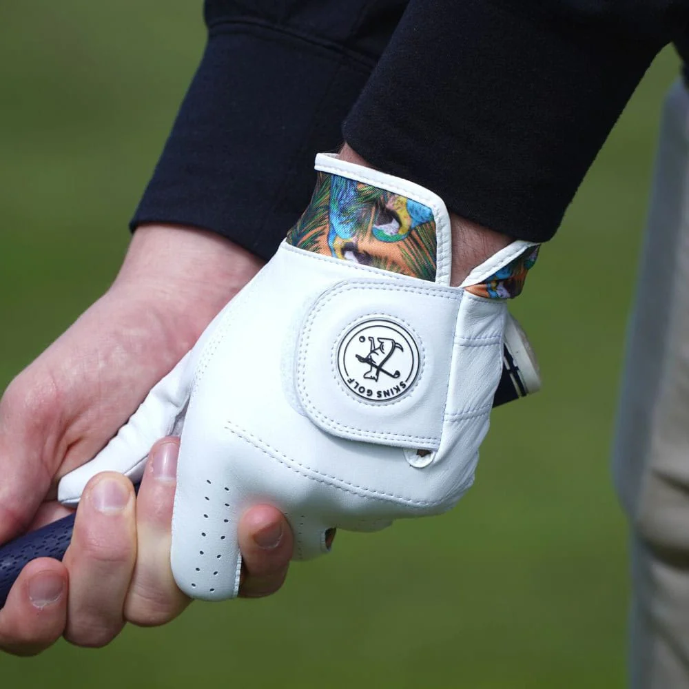 Skins Leather Golf Glove - Tropicana - Image 4