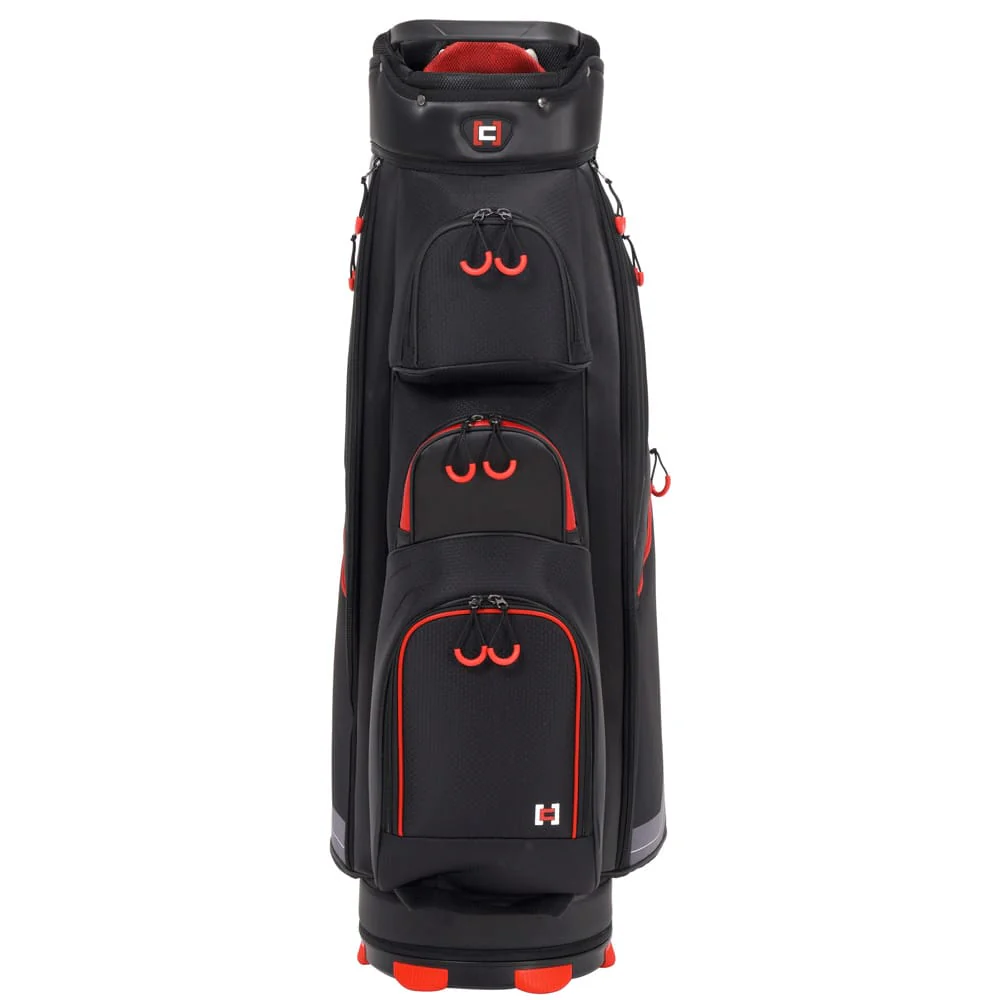 SkyMax Cube Lite Series Cart Bag - Black/Red - Image 2