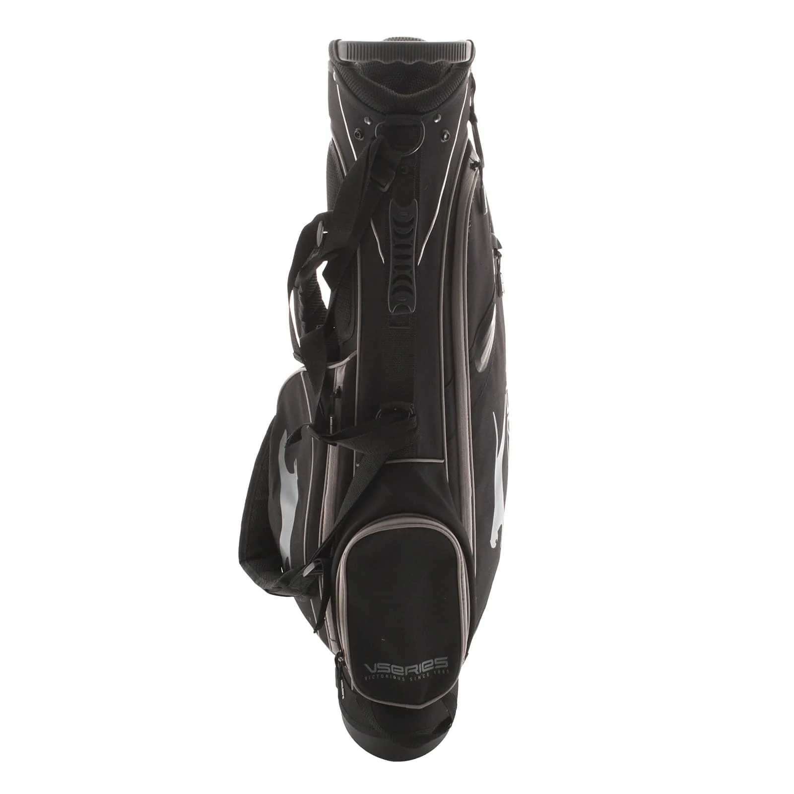 Slazenger Stand Bag - Black/Grey - Image 5