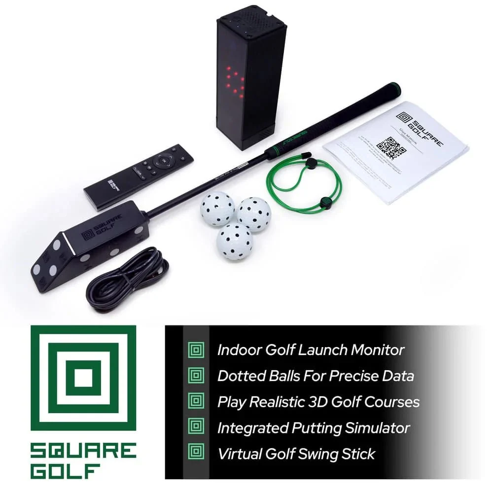 Square Golf Indoor Launch Monitor - Black - Image 2