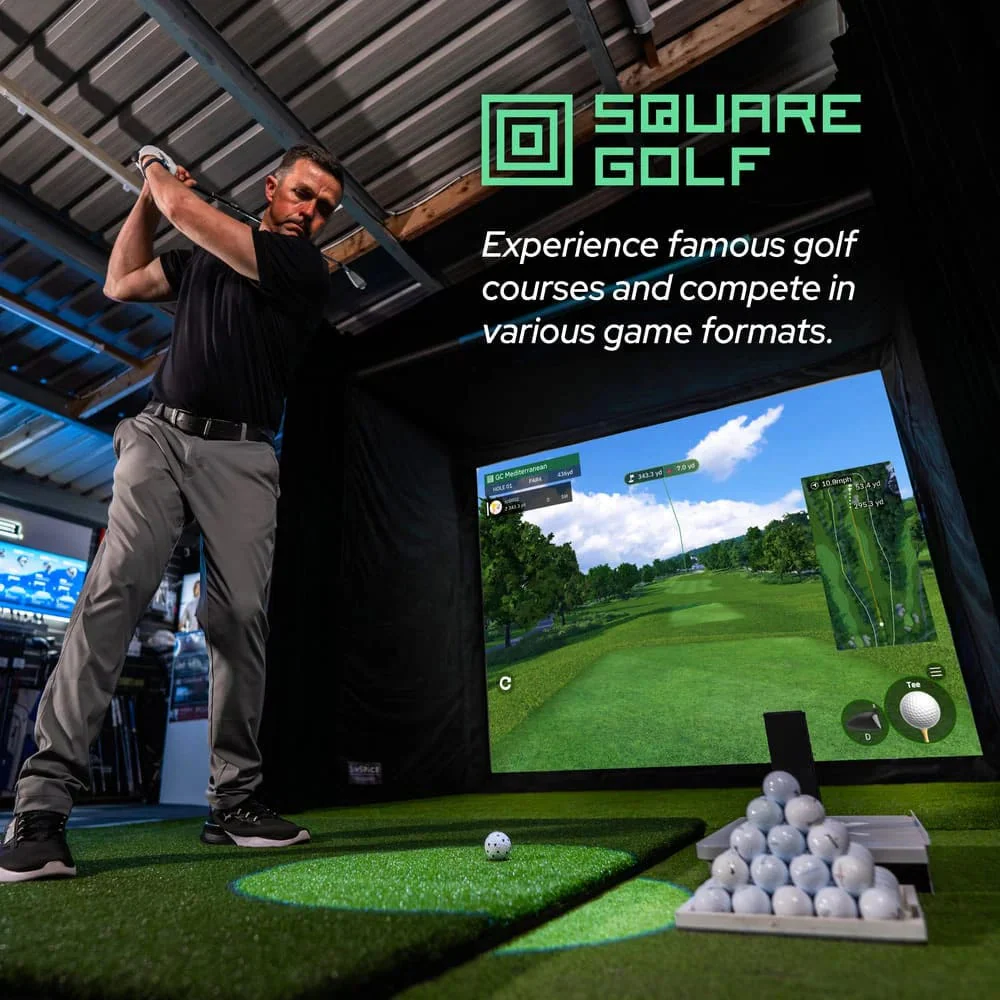 Square Golf Indoor Launch Monitor - Black - Image 8