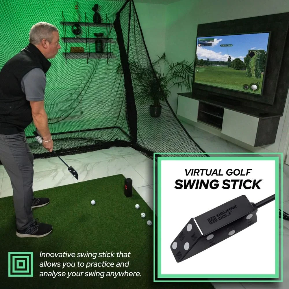 Square Golf Indoor Launch Monitor - Black - Image 9