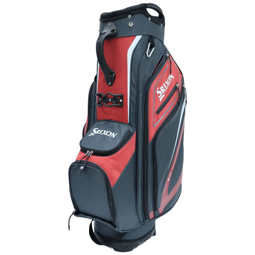 Srixon Friday Cart Bag - Charcoal/Red