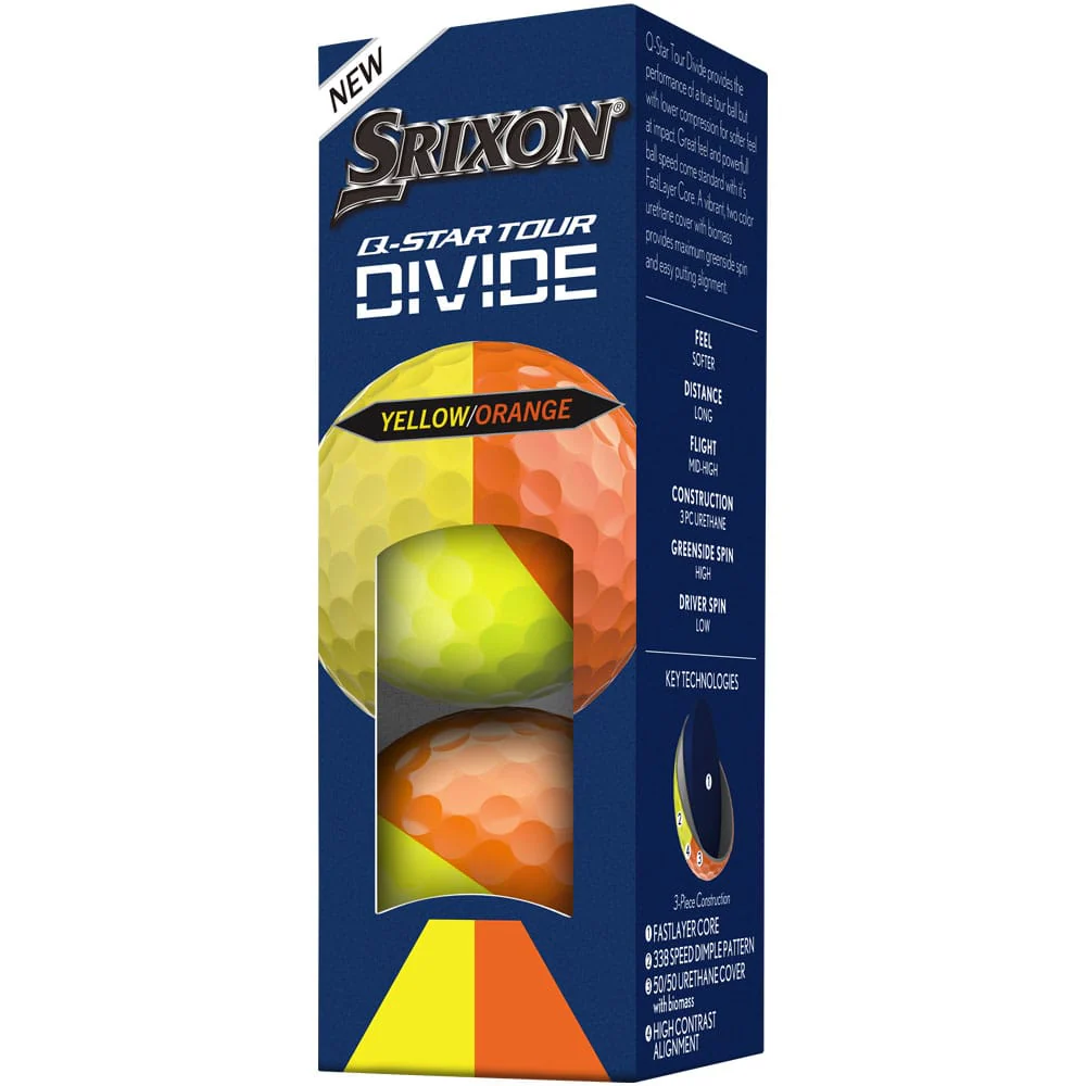 Srixon Q-Star Tour 6 Divide Golf Balls - Multi - 12 Pack - Image 15