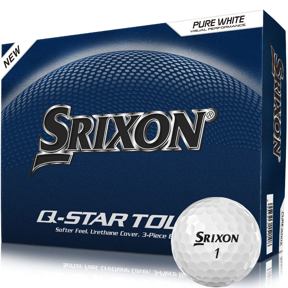 Srixon Q-STAR Tour 6 Golf Balls - White - 12 Pack