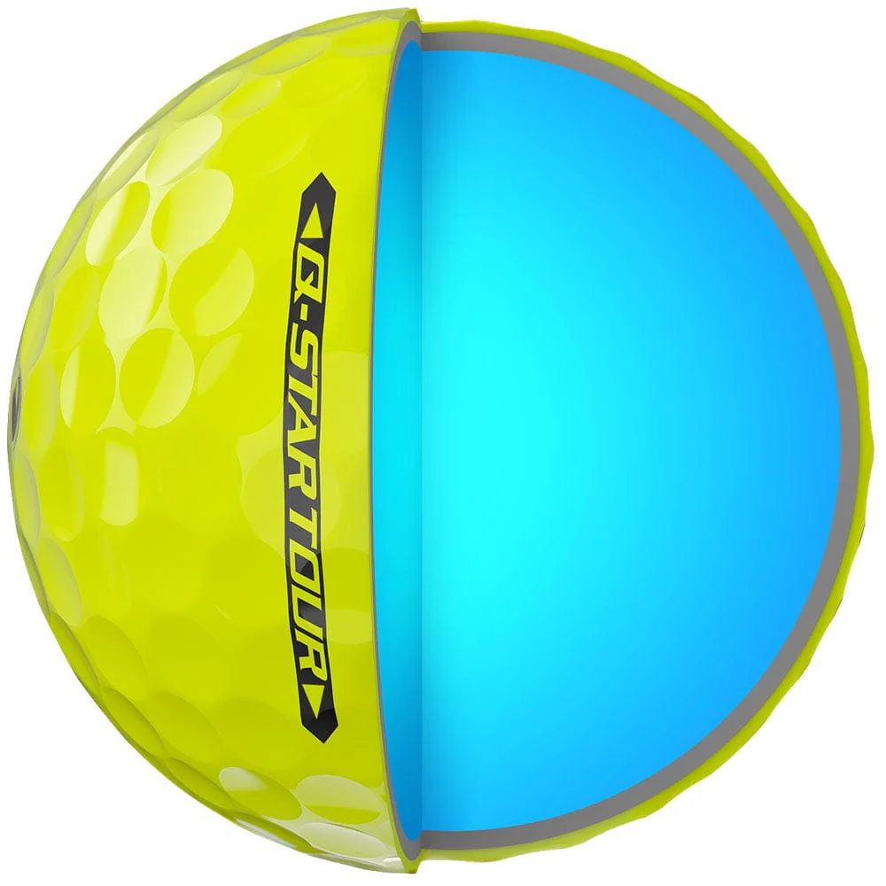 Srixon Q-STAR Tour 6 Golf Balls - Yellow - 12 Pack - Image 3