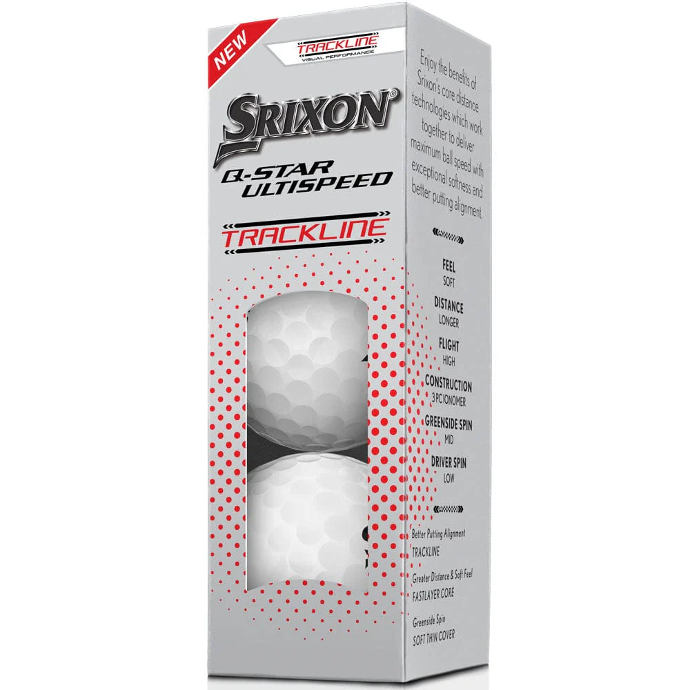Srixon Q-Star Ultispeed Golf Balls - Trackline - 12 Pack - Image 7