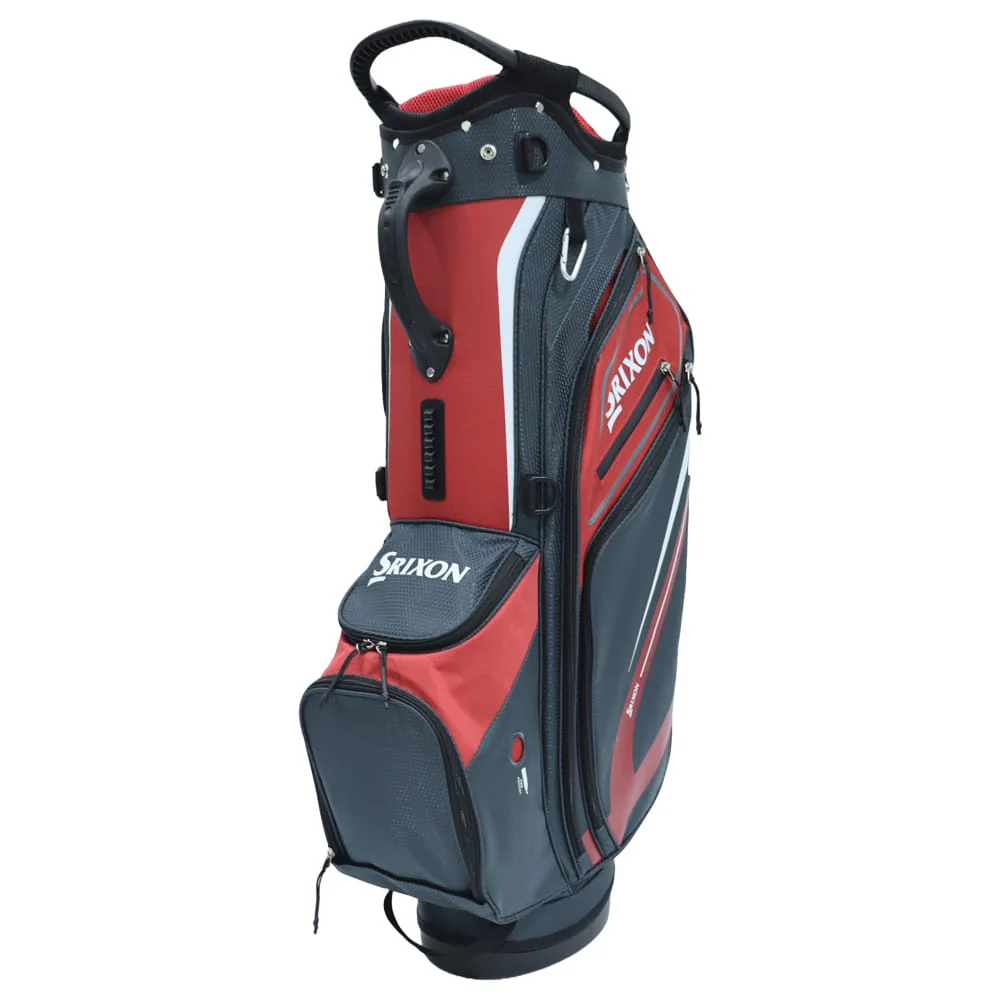 Srixon Saturday Stand Bag - Charcoal/Red - Image 3