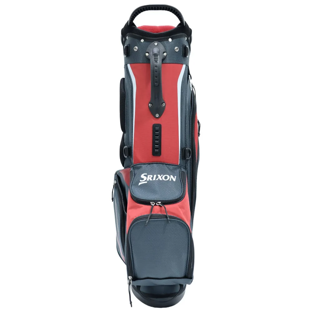 Srixon Saturday Stand Bag - Charcoal/Red - Image 4