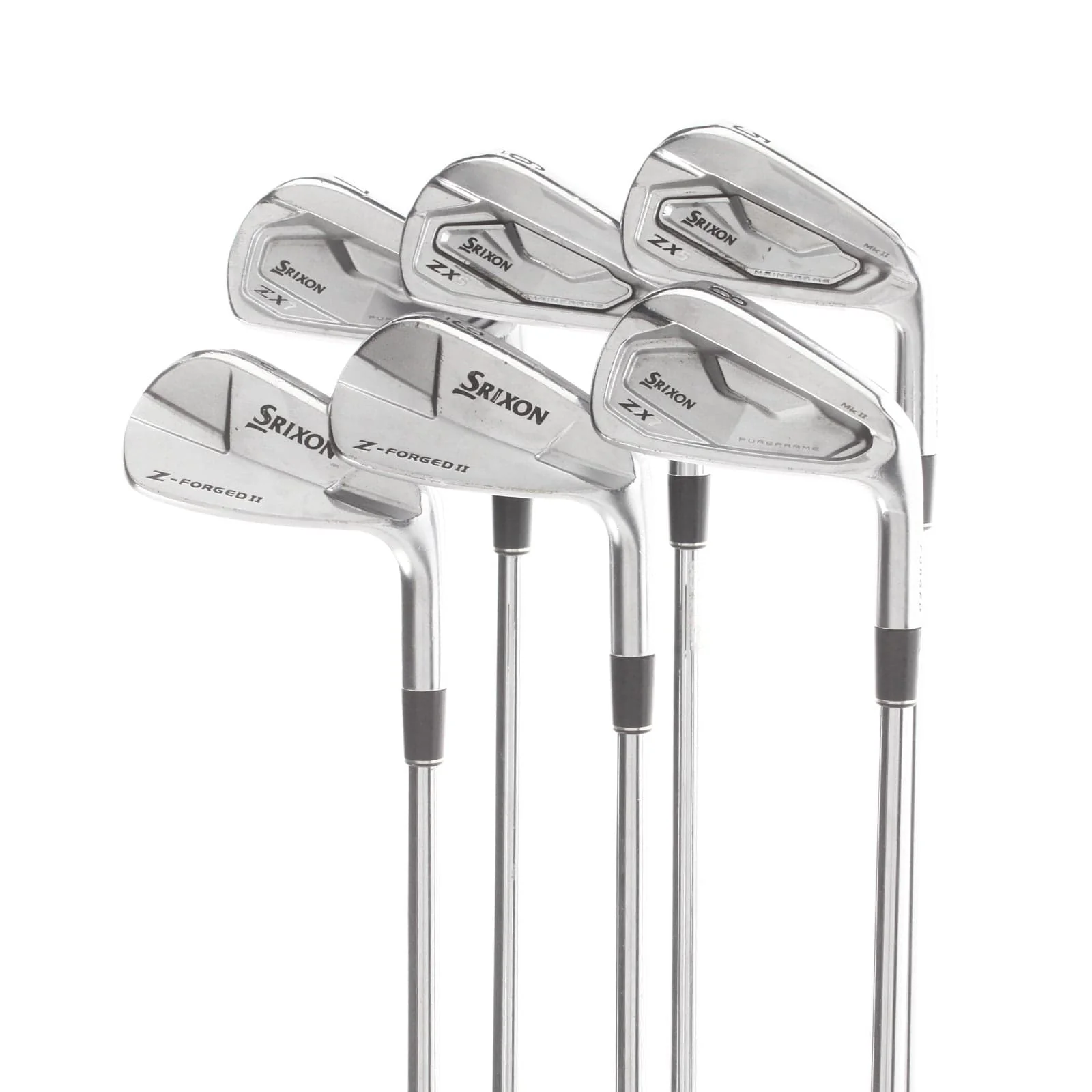 Srixon ZX7 MKII/Z-Forged II Combo Steel Mens Right Hand Irons 5-PW Regular - Projext X LZ 5.5 115g
