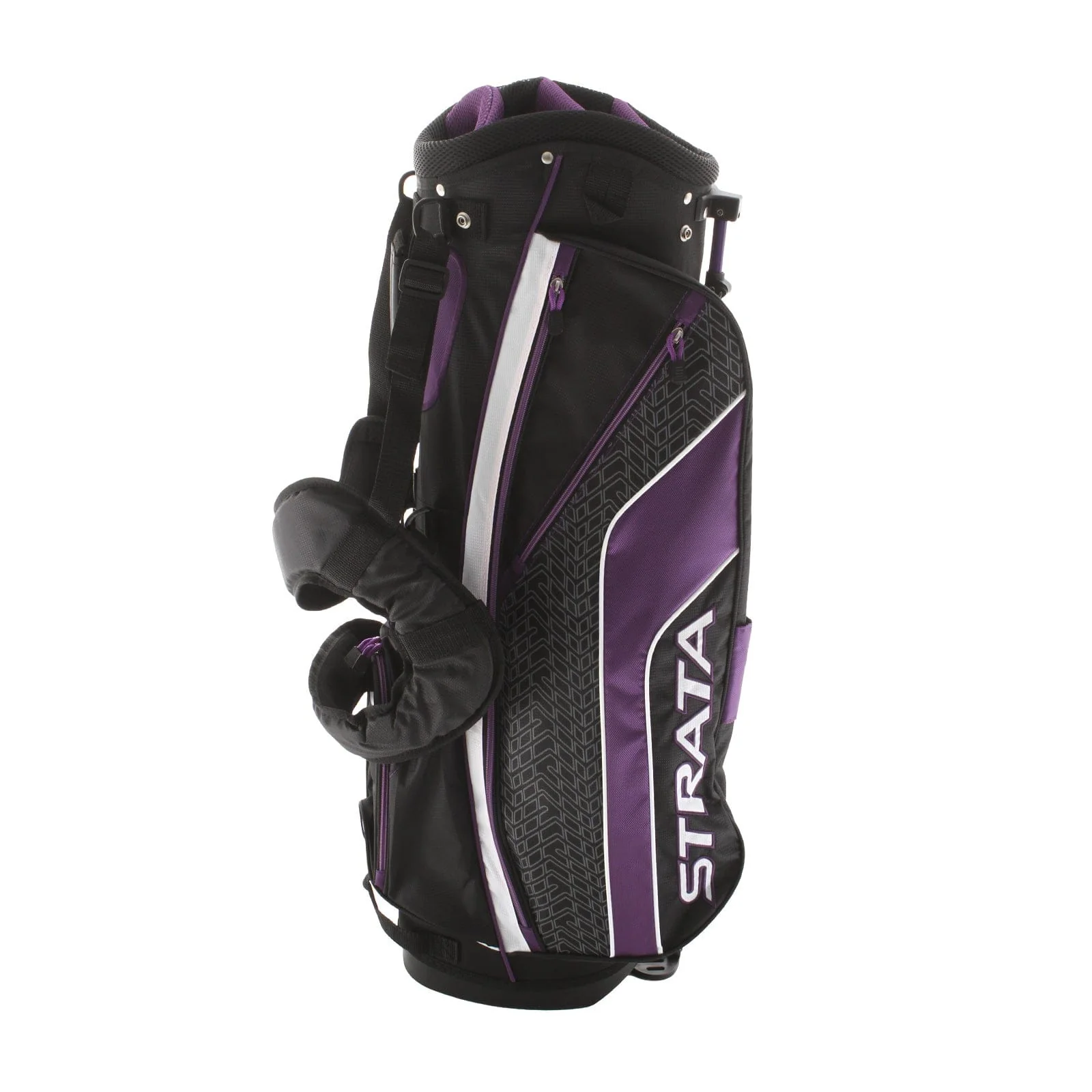 Strata Stand Bag - Black/Purple/White - Image 2