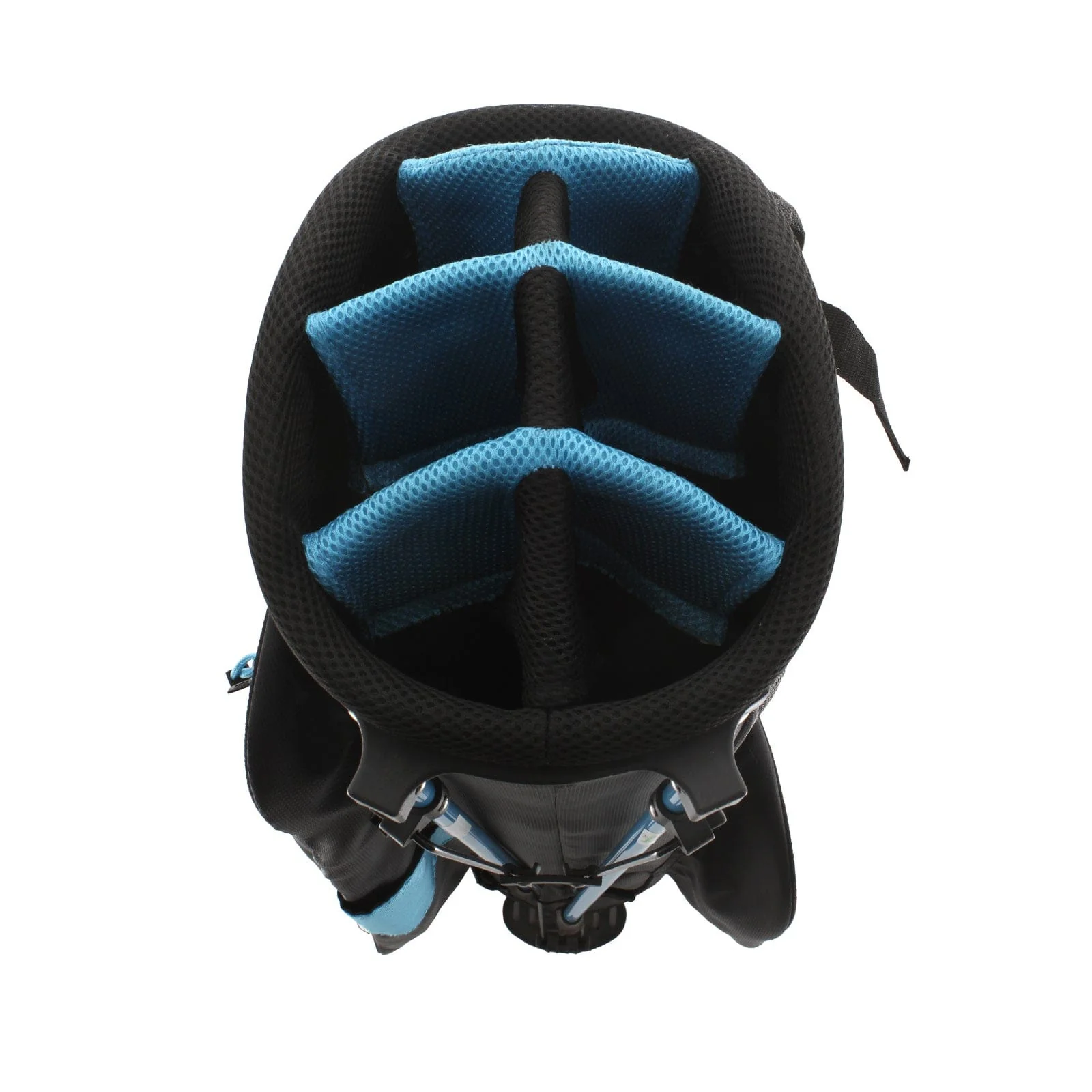 Strata Stand Bag - Black/White/Blue - Image 3