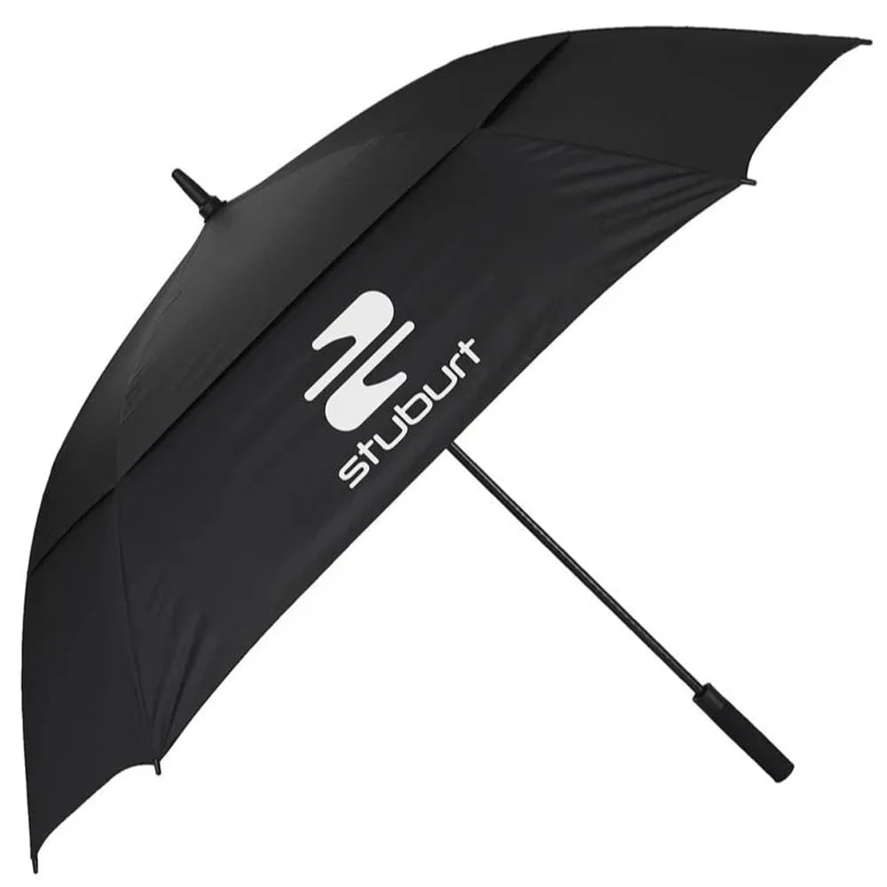 Stuburt 66" Dual Canopy Umbrella - Black