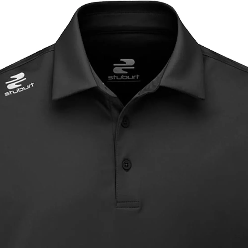 Stuburt Urban Performance Polo Shirt - Black - Image 2