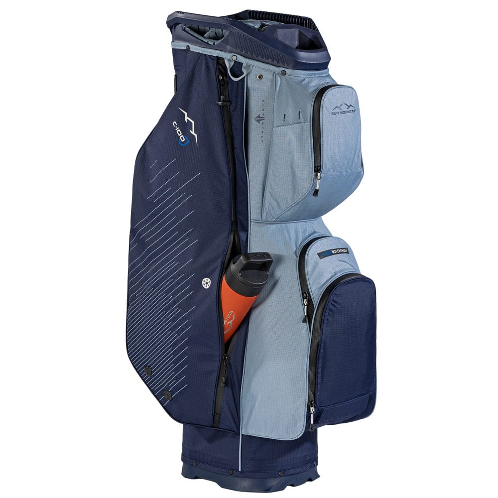 Sun Mountain C100 H2NO Waterproof Cart Bag - Navy/Ash/Powder - Image 5
