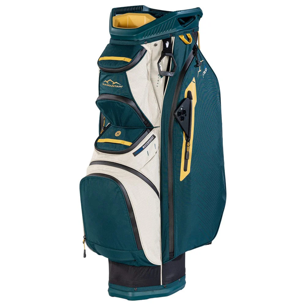 Sun Mountain C130 H2NO Waterproof Cart Bag - Black/Pond/Sand - Image 6