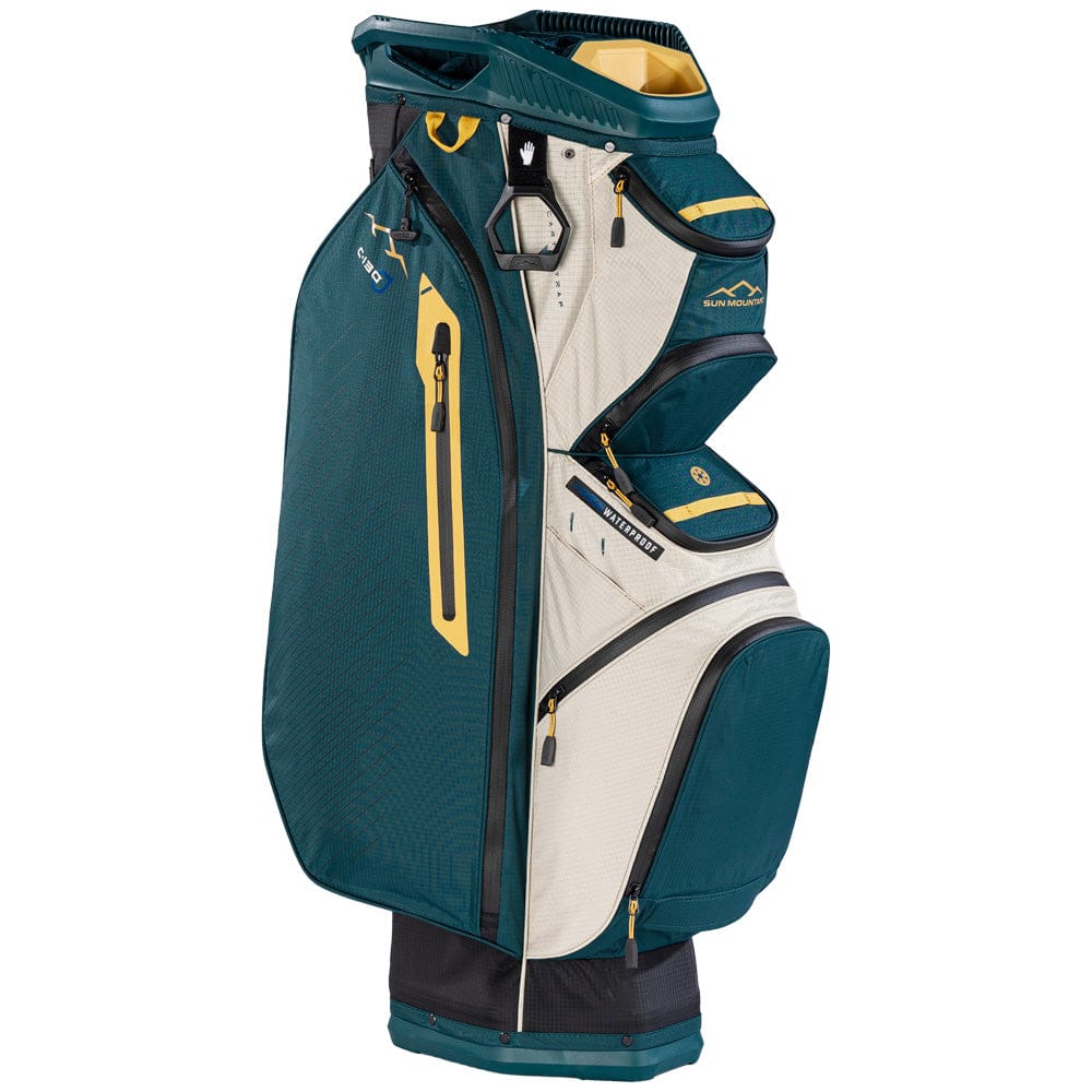 Sun Mountain C130 H2NO Waterproof Cart Bag - Black/Pond/Sand - Image 7