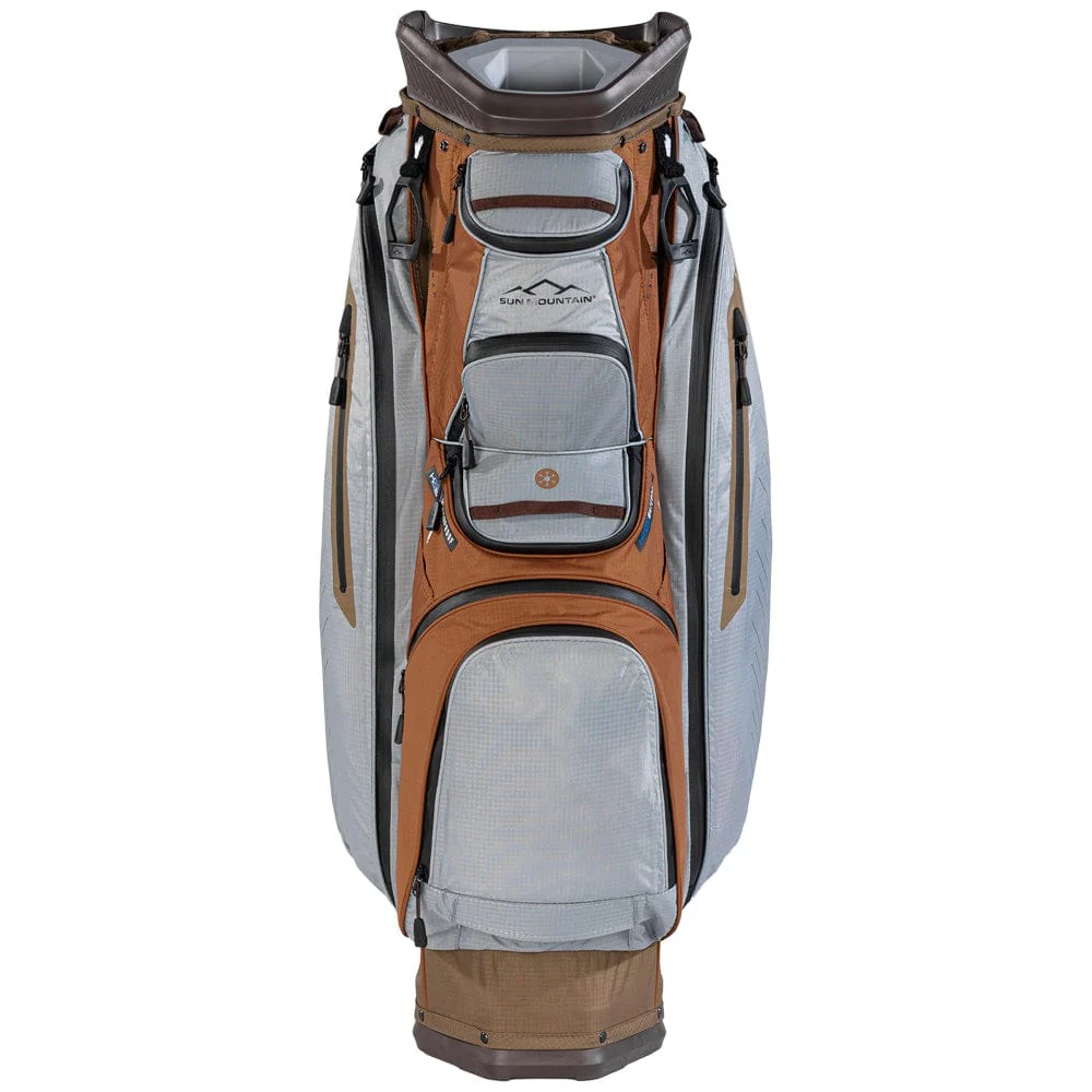 Sun Mountain C130 H2NO Waterproof Cart Bag - Leather/Shadow/Otter - Image 4