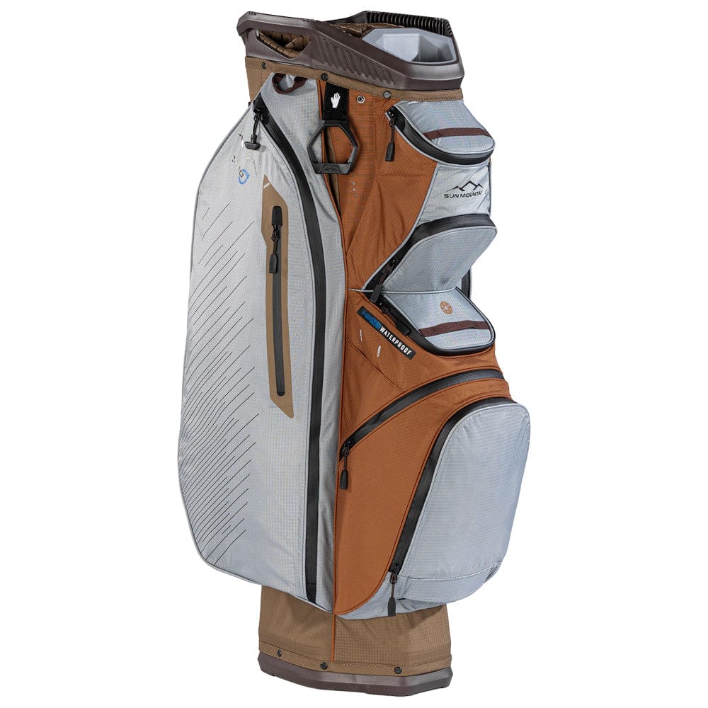 Sun Mountain C130 H2NO Waterproof Cart Bag - Leather/Shadow/Otter - Image 7