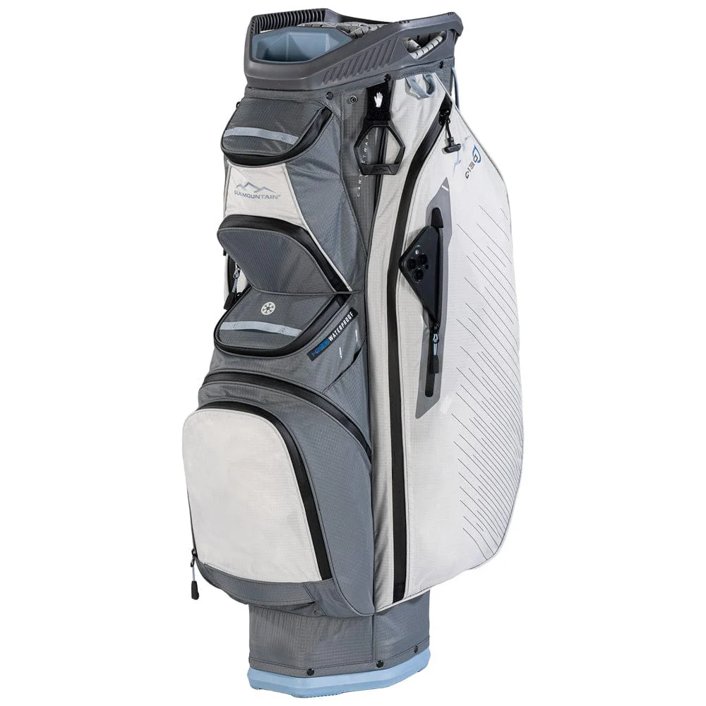 Sun Mountain C130 H2NO Waterproof Cart Bag - Nickel/Platinum/Ash - Image 6