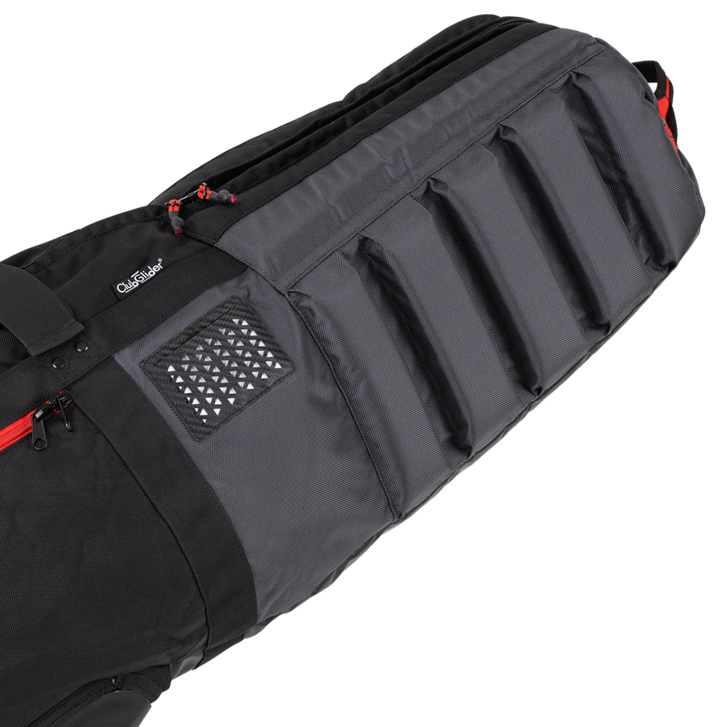 Sun Mountain Clubglider Meridian Travel Cover - Black/Steel/Red - Image 2
