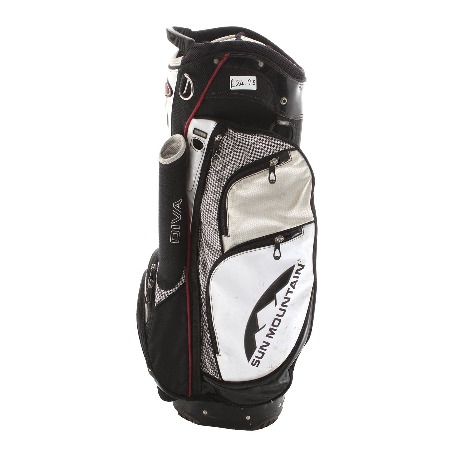 Sun Mountain Diva Cart Bag - Black/White