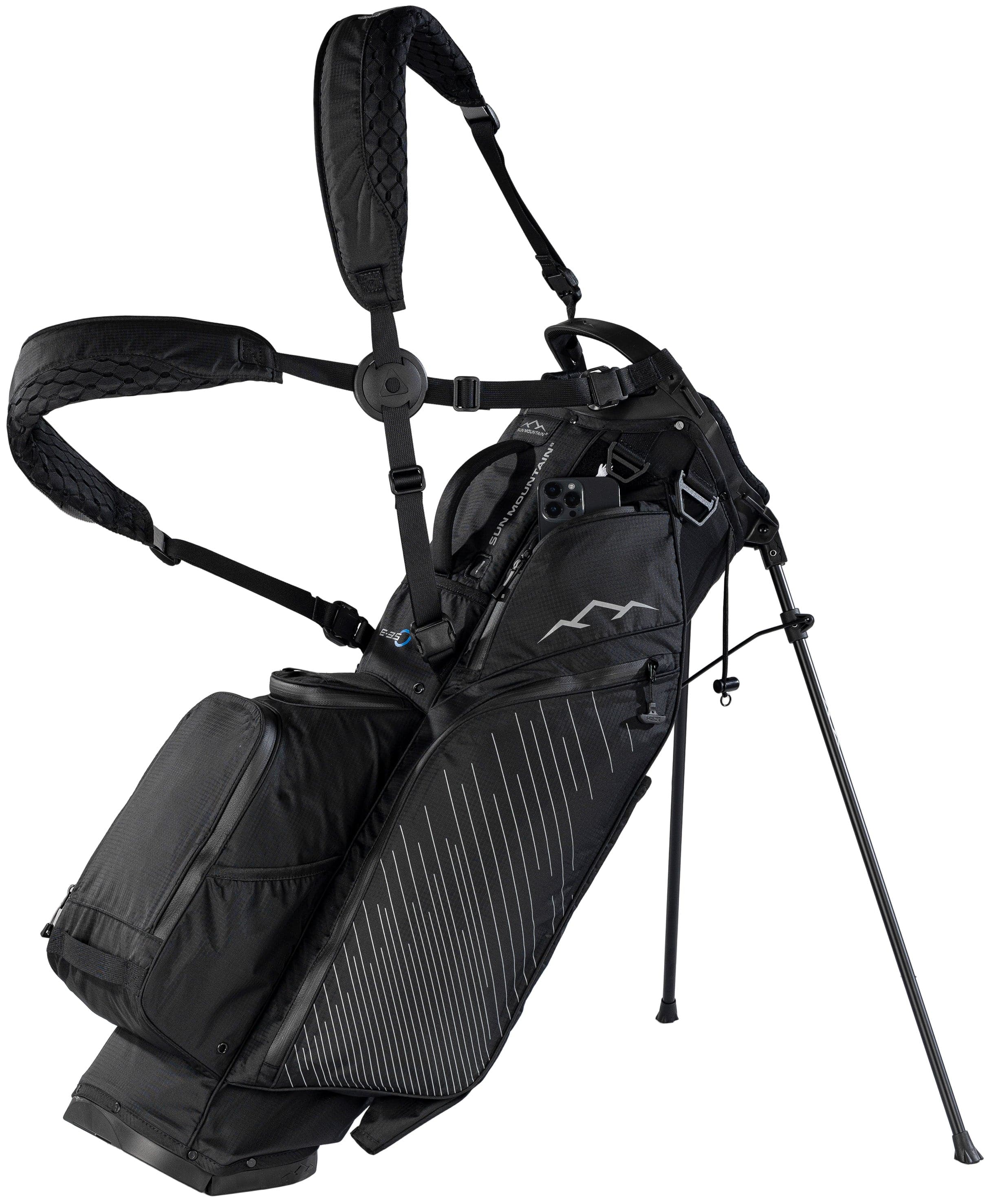 Sun Mountain Eclipse E3.5 H2NO Waterproof Stand Bag - Black/Nickel - Image 7