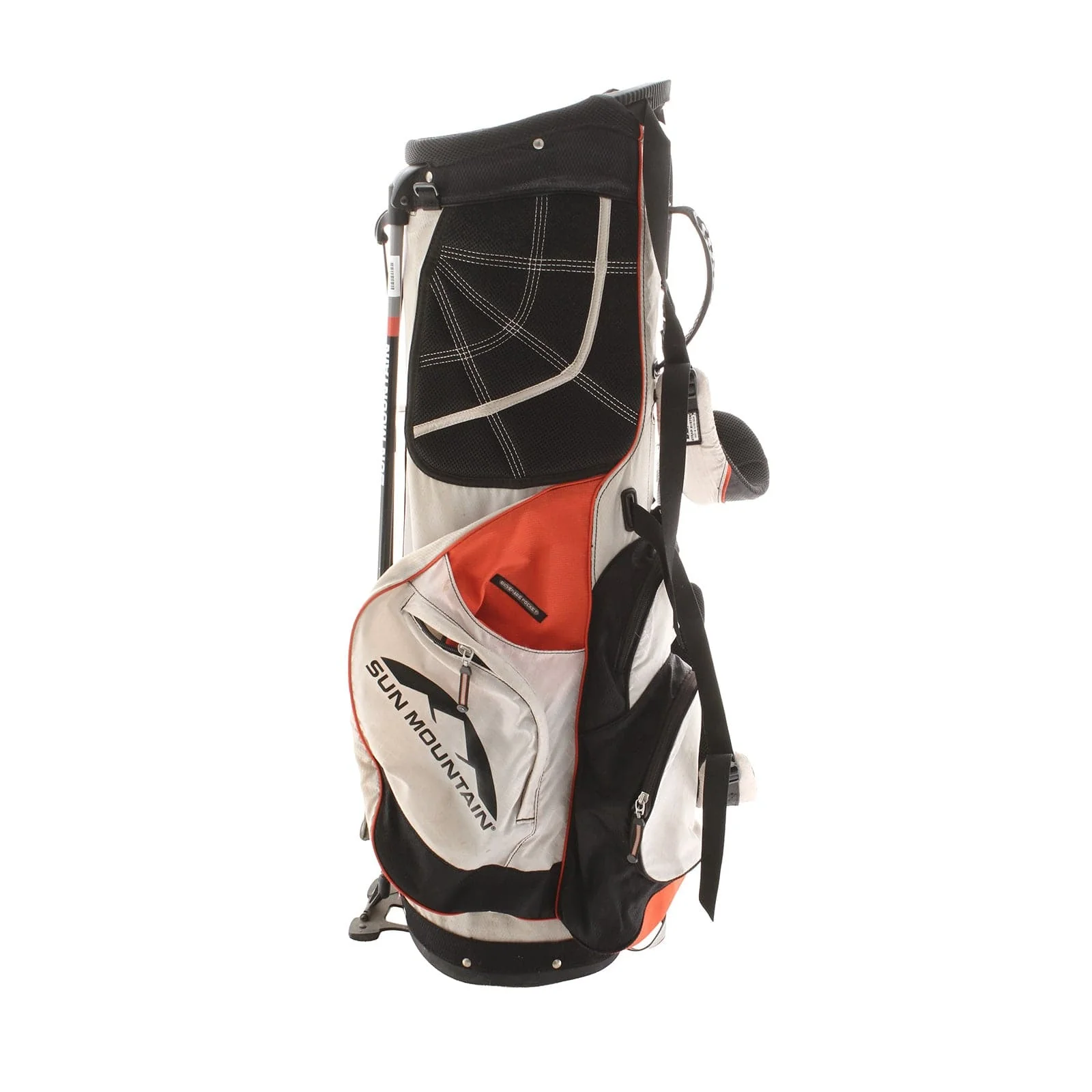 Sun Mountain Three 5 Stand Bag - White/Orange/Black - Image 4