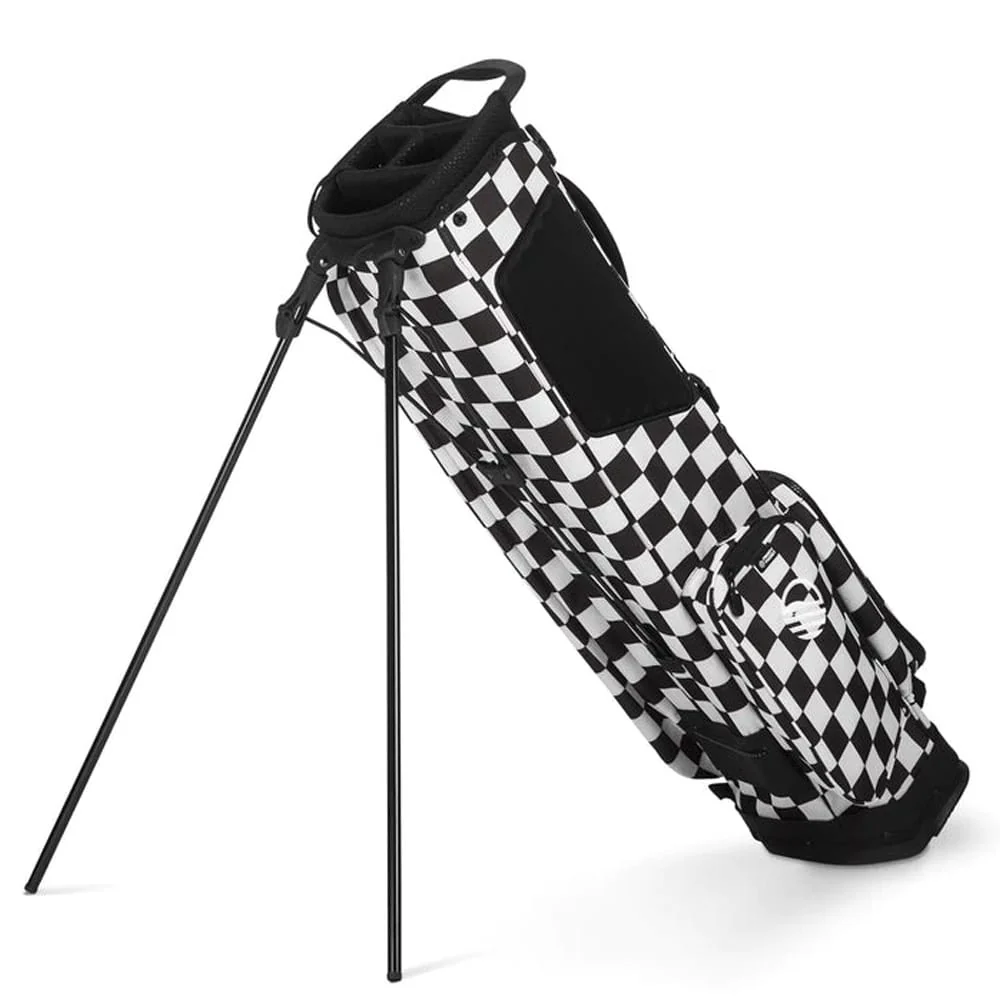 Sunday Golf El Camino Stand Bag - Black & White Checker - Image 3