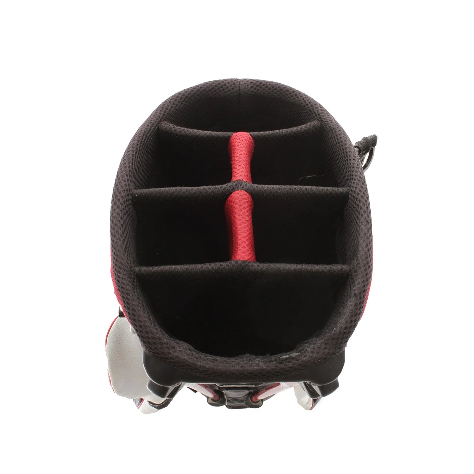 TaylorMade Burner Cart Bag - Black/White Red - Image 2
