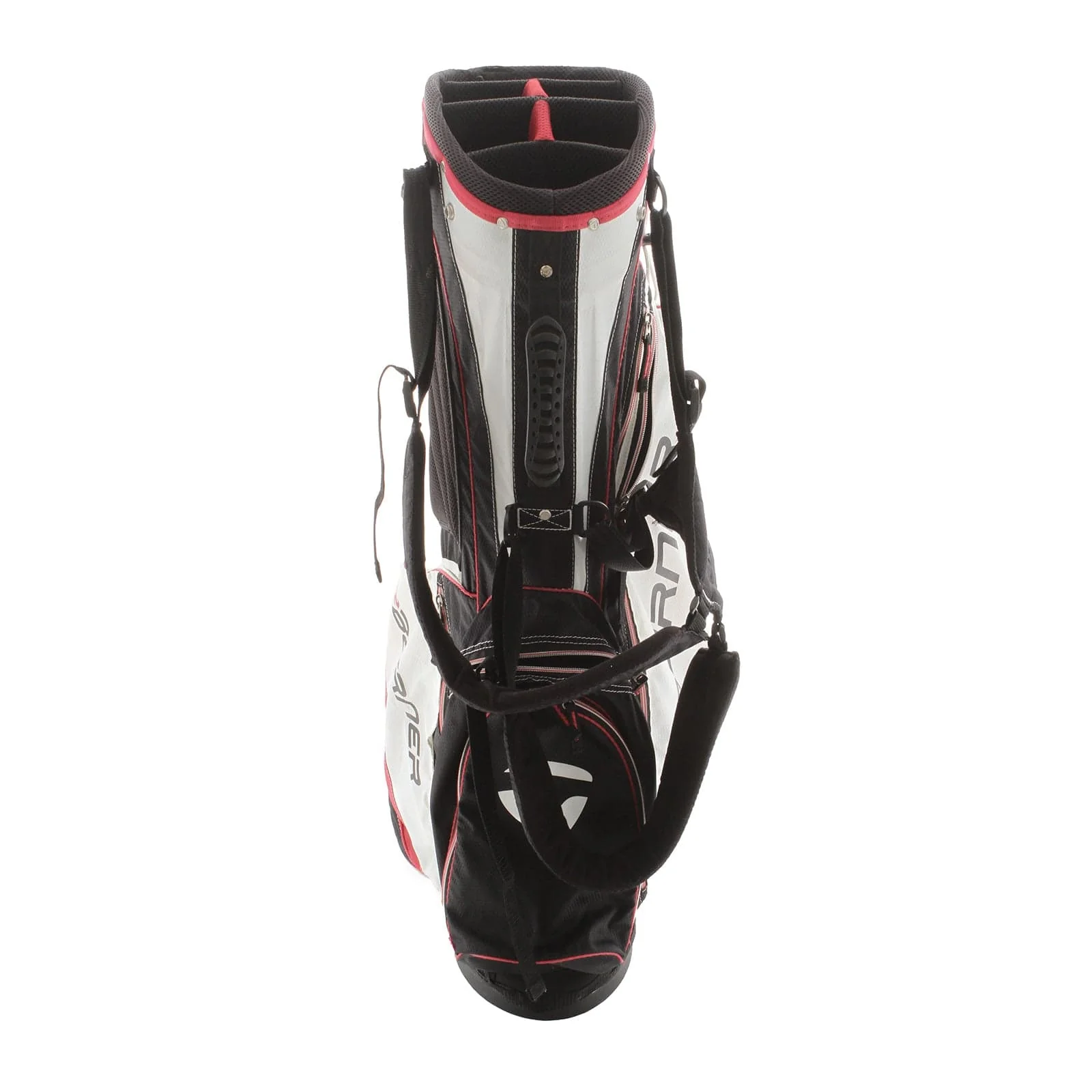 TaylorMade Burner Cart Bag - Black/White Red - Image 4