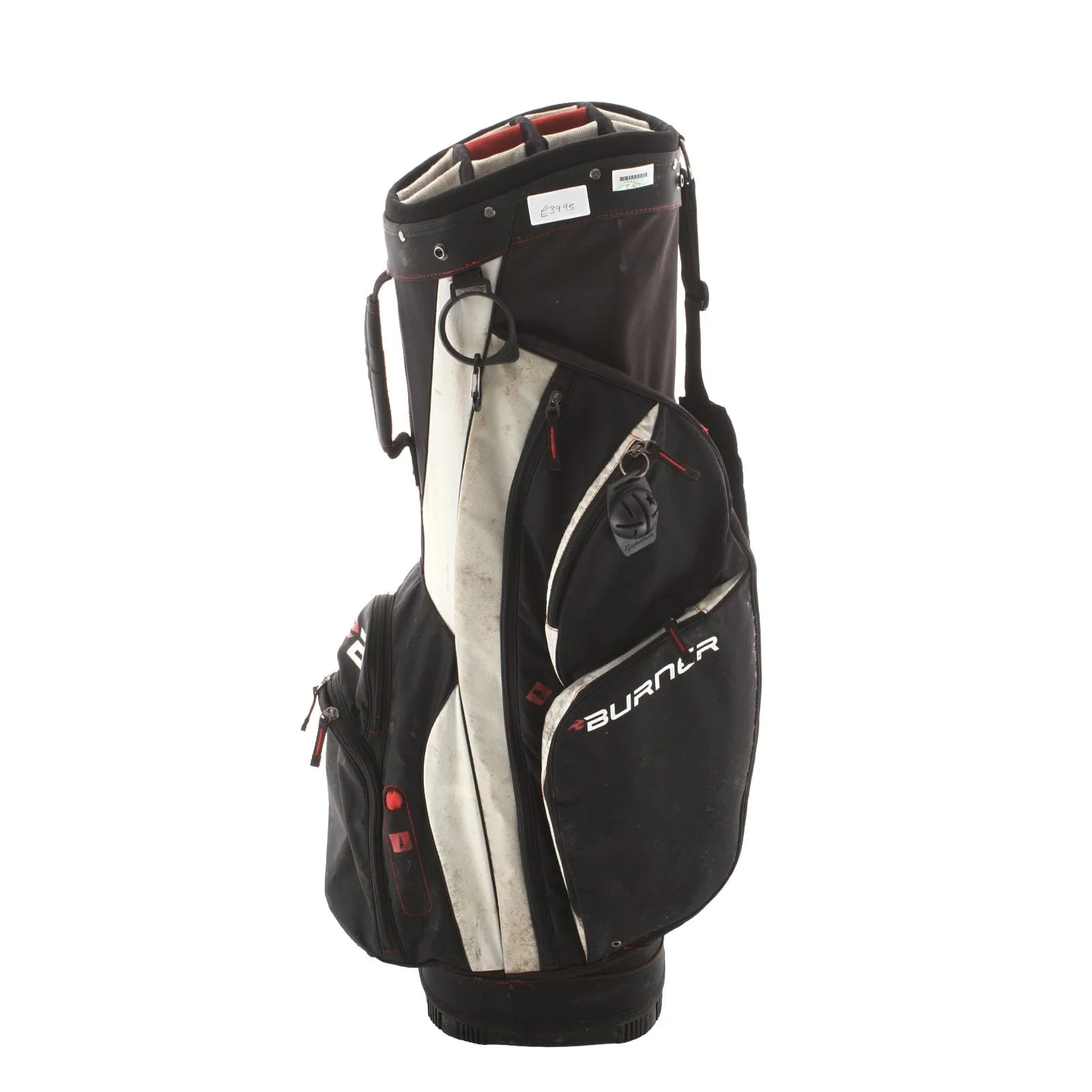 TaylorMade Burner Cart Bag - Black/White/Red