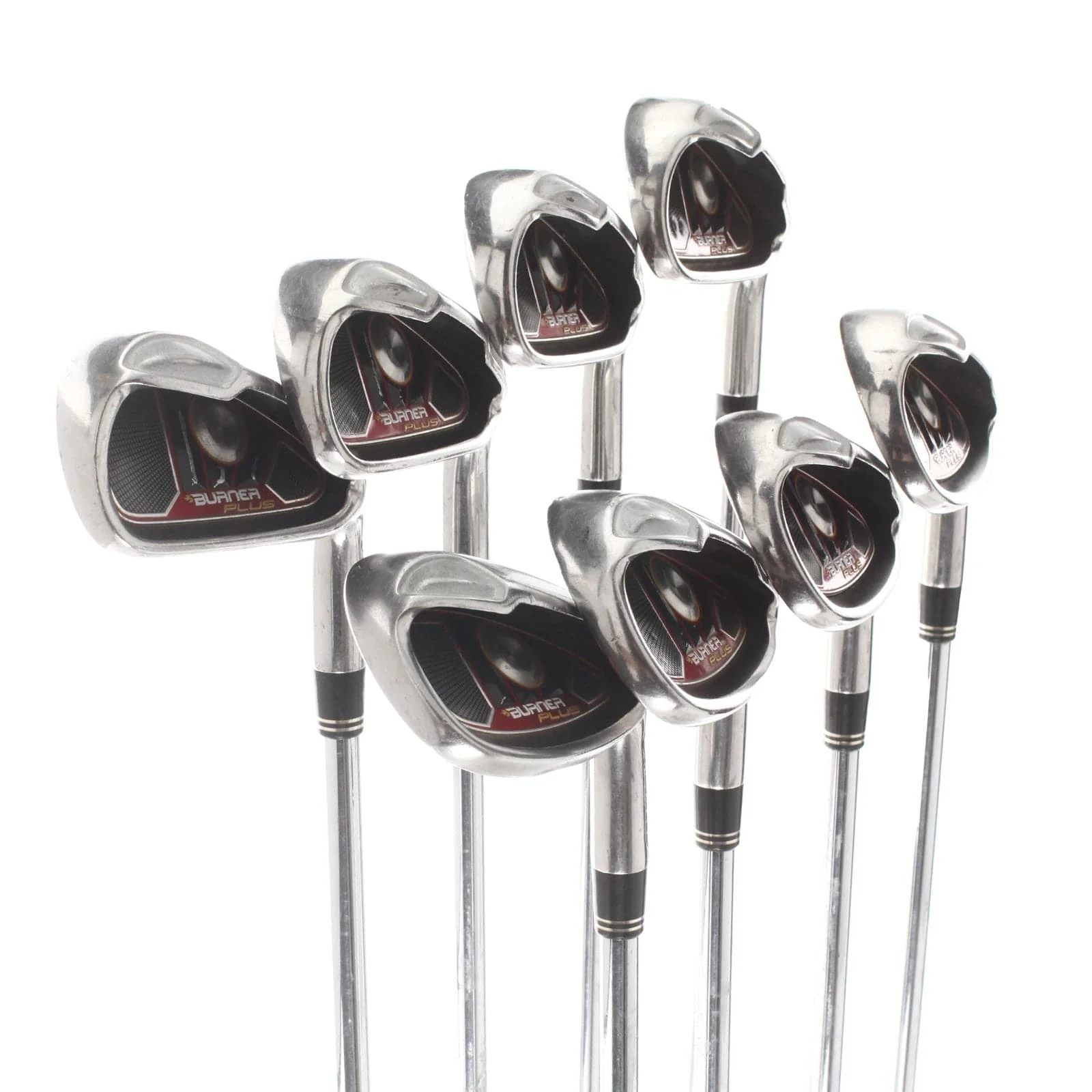 TaylorMade Burner Plus Steel Mens Right Hand Irons 4-SW Regular - Burner - Image 2
