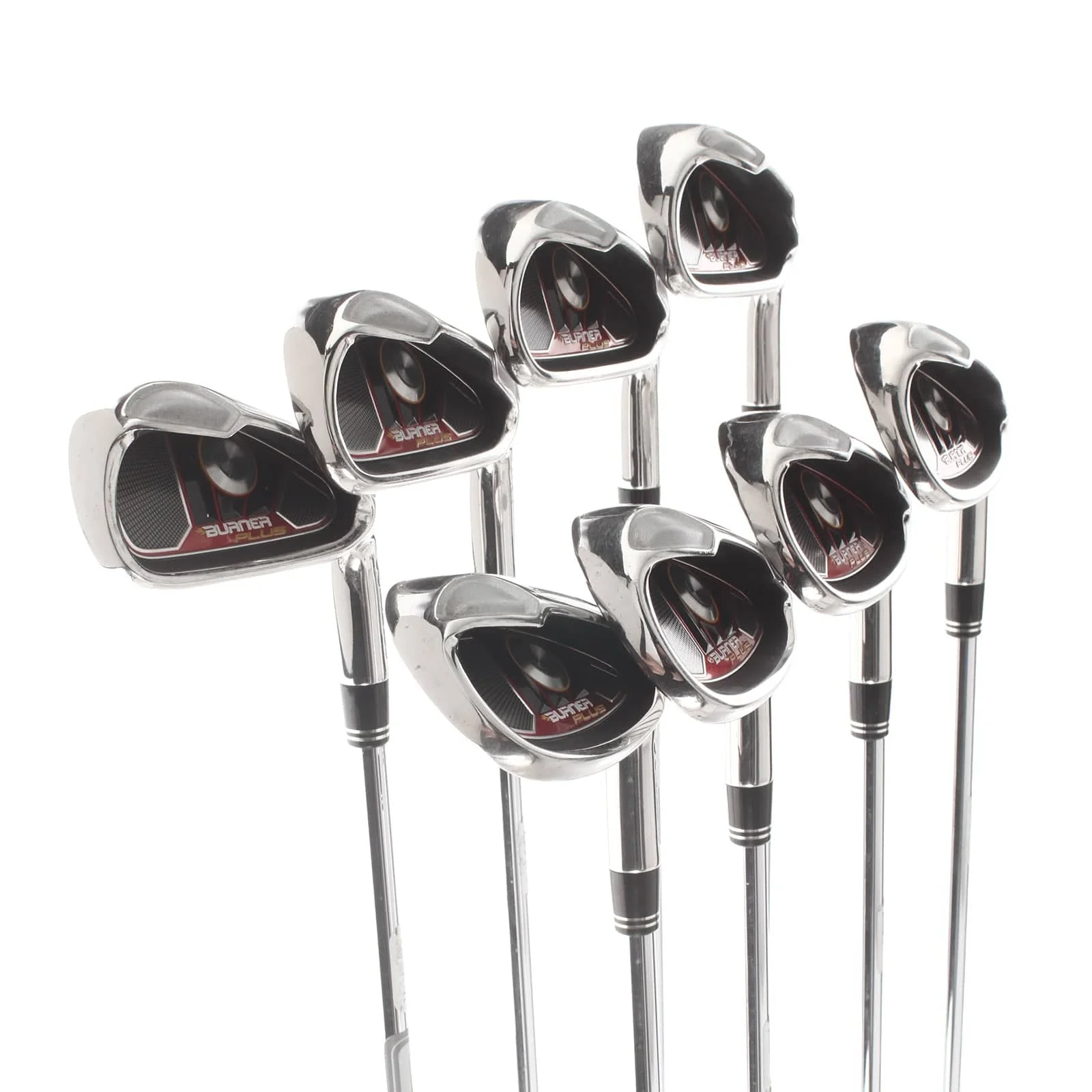 TaylorMade Burner Plus Steel Mens Right Hand Irons 4-SW Uniflex - TaylorMade - Image 2