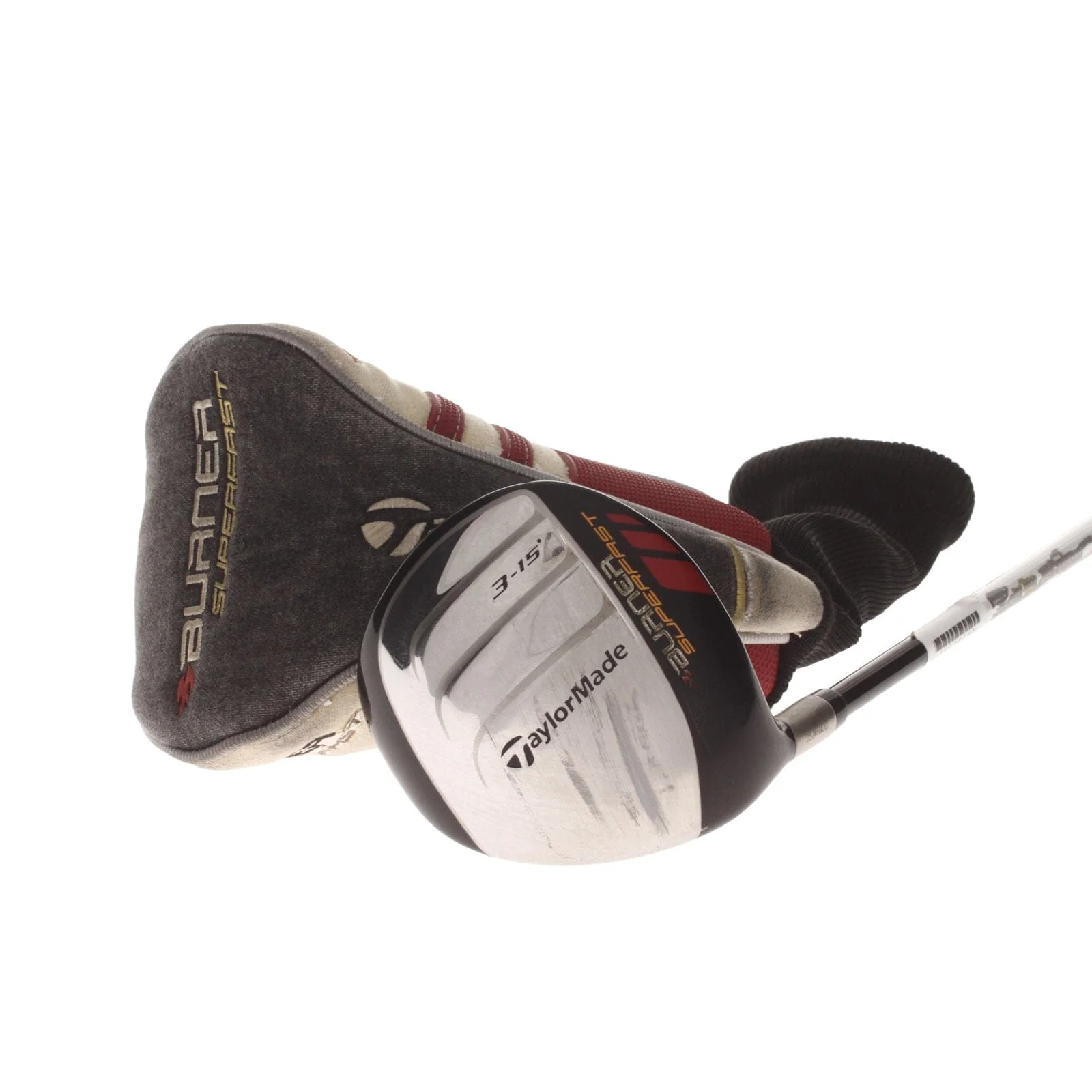 TaylorMade Burner Superfast Graphite Mens Left Hand Fairway 3 Wood 15* Regular - Matrix Ozik X-Con 4.8