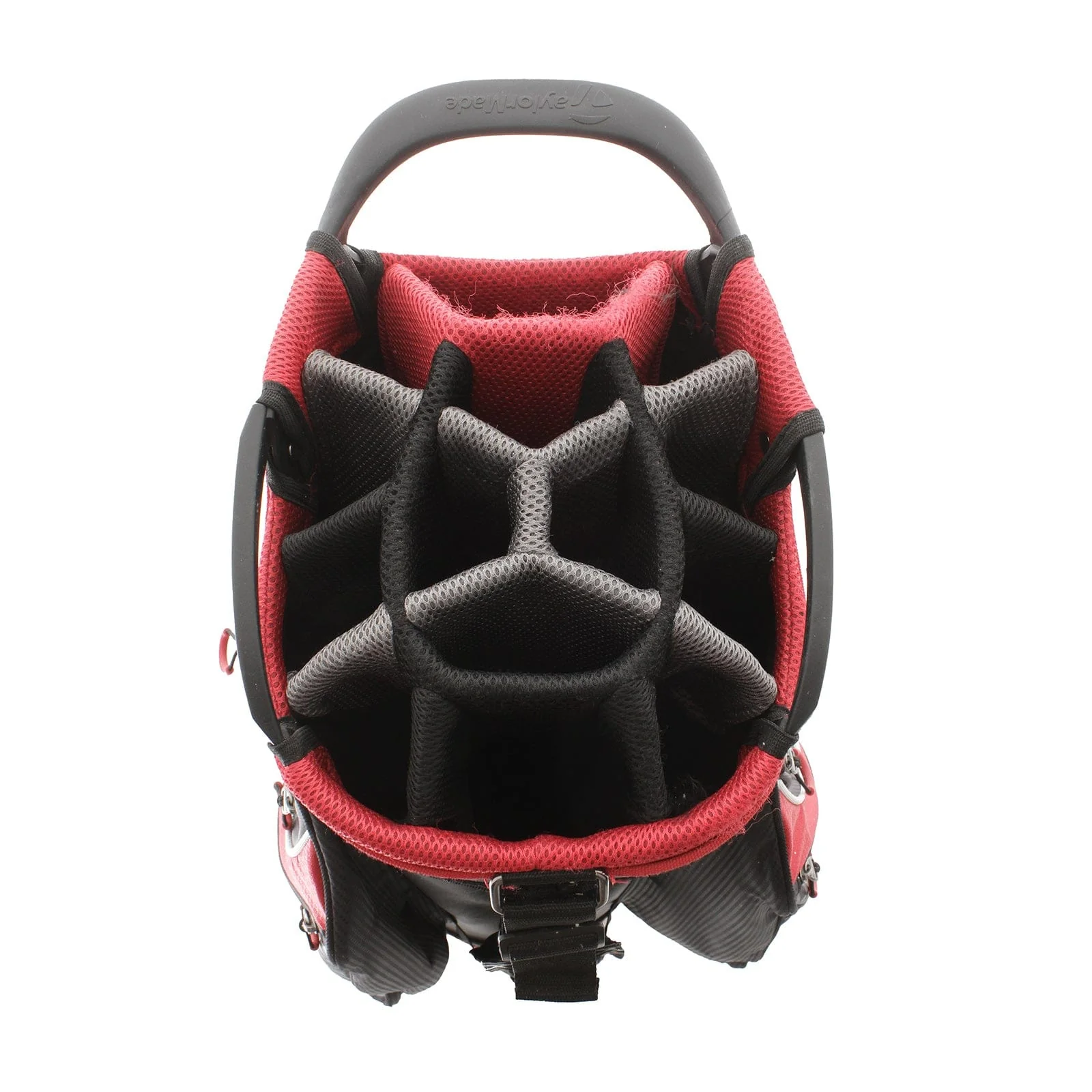TaylorMade Cart Bag - Grey/Red - Image 2