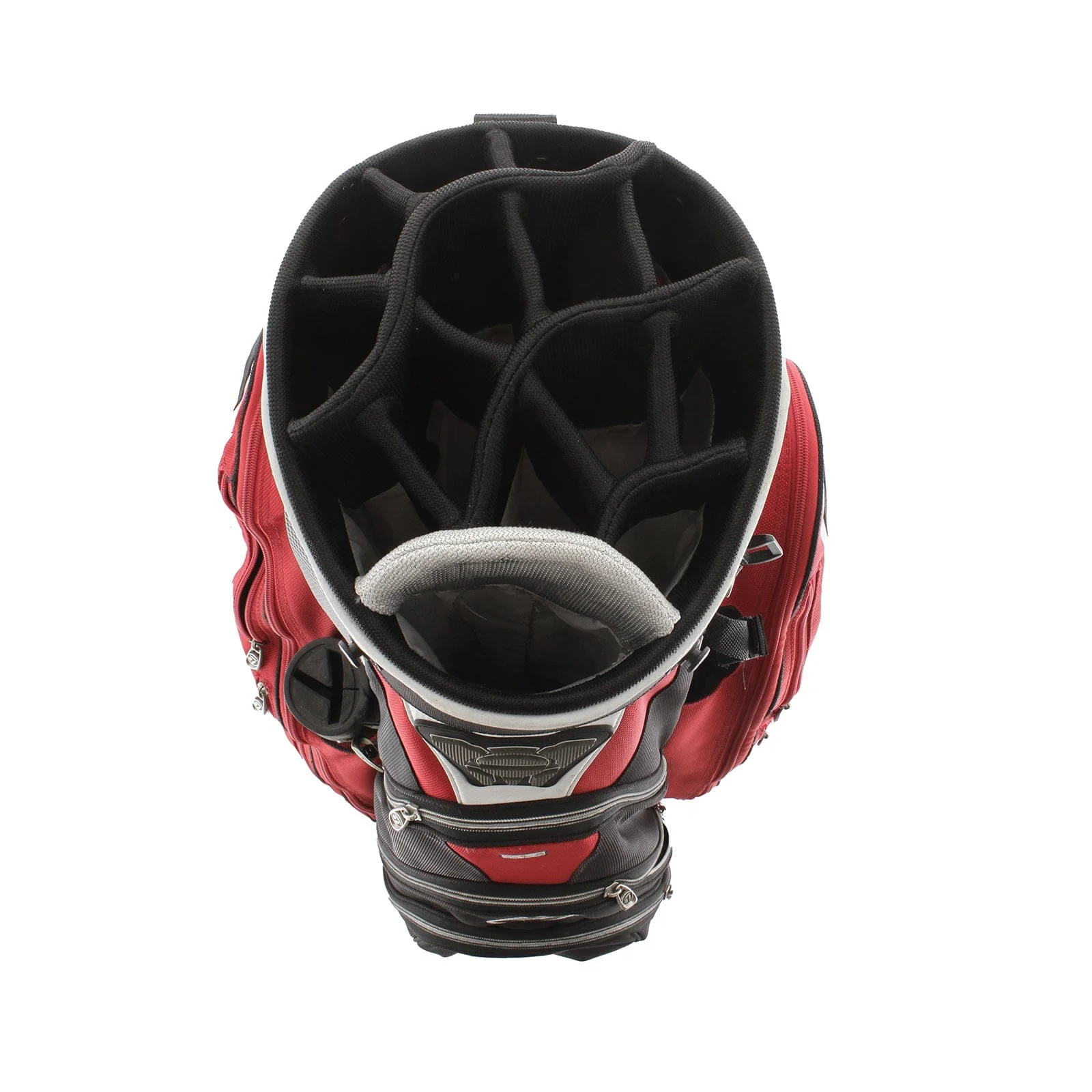 TaylorMade Cart Bag - Red/Black/White - Image 2