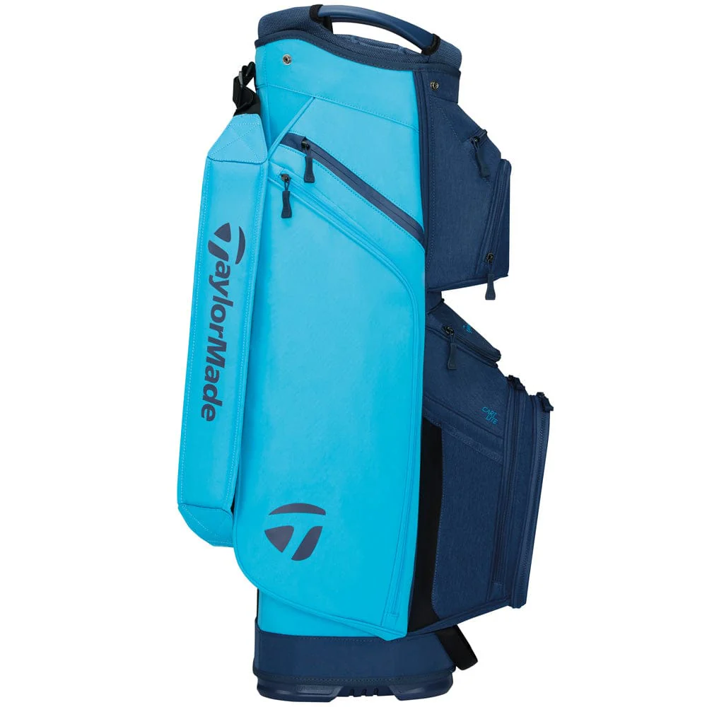 TaylorMade Cart Lite Cart Bag - Navy/Cyan - Image 4