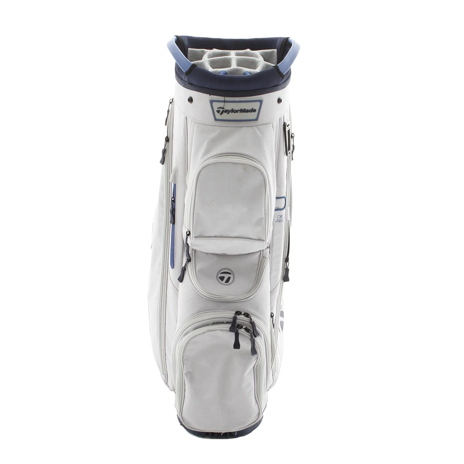 TaylorMade Cart Lite Cart Bag - White/Blue - Image 4