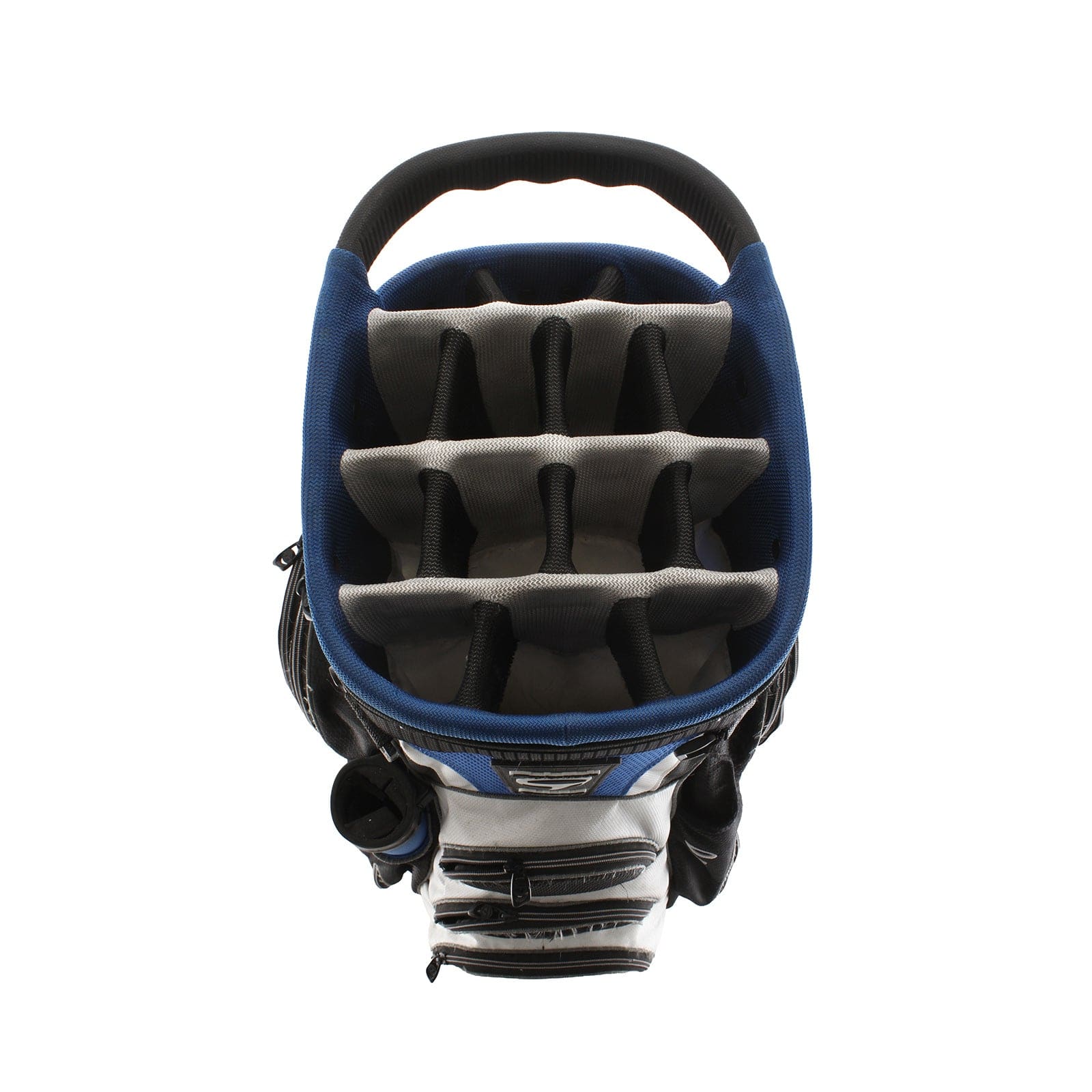 TaylorMade Catalina Cart Bag - Black/White/Blue - Image 2
