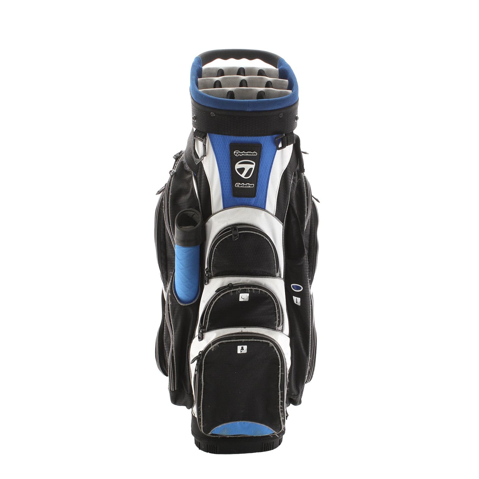 TaylorMade Catalina Cart Bag - Black/White/Blue - Image 4