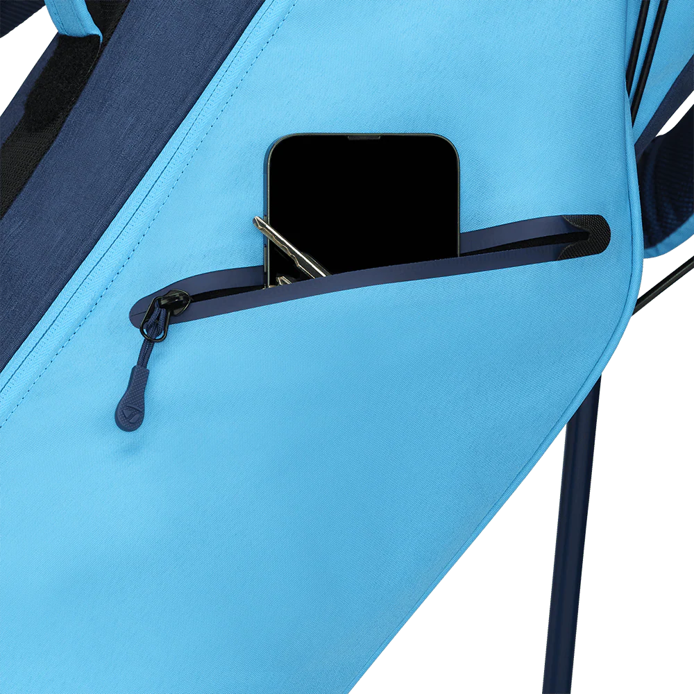 TaylorMade Flextech Carry Stand Bag - Navy/Cyan - Image 3