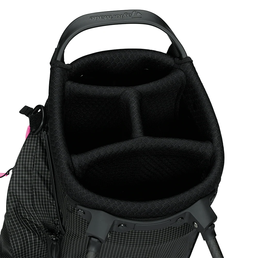 TaylorMade Flextech Superlite Stand Bag - Black/Neon Pink - Image 2