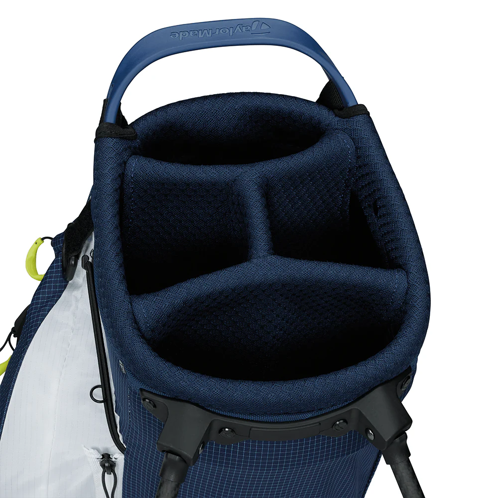 TaylorMade Flextech Superlite Stand Bag - Navy/White/Neon Lime - Image 2